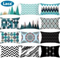ราคา LACA เรขาคณิตวงกลมสามเหลี่ยมคลื่นปลอกหมอนปลอกหมอนอิงโซฟาเตียงรถคาเฟ่ตกแต่ง (16285135851)