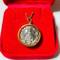 ราคา จี้หลวงพ่อโสธร วัดโสธรวรารามวรวิหาร เลี่ยมทองแท้90 เลี่ยมกันน้ำ พร้อมใบรับประกันและของแถม (8978956014)