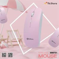 ราคา Mcshore เม้าส์ Wireless Mouse รุ่น WM751P สีชมพู (12524120188)