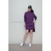 ราคา Mirrorsister เดรสเชิ้ตคอจีนทรงเรียบ รินด้านหน้าสั้นด้านหลังยาว (12769038007)