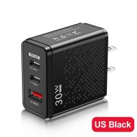 ราคา Elough เครื่องชาร์จ USB Type C 30Wอะแดปเตอร์แบบพกพาพอร์ตคู่ PD USB คู่สำหรับ IPhone 14 13 12 IPad Xiaomi Huawei แท่นชาร์จผนังเร็ว (18485613111)