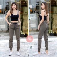 ราคา Jogger pants กา งเกงขาจั้มผ้ายืดผู้หญิง ทรงเรียบ เป้าซิป รุ่น J38 ใส่ได้ทั้งชายหญิงเนื้อผ้า cotton ยืดหยุ่นน้ำหนักเบา สวมใส่สบายคล่องตัว (10367541711)