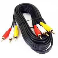 ราคา สาย AV Video Stereo Audio RCA สายสัญญาณภาพและเสียง 3 3 สายยาว 1 5 20 เมตร 846A (9733214706)