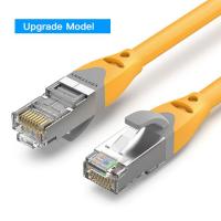 ราคา Vention Cat6A Ethernet Lan Cable RJ45 CAT6A Lan Cable Rj45 Network Ethernet Patch Cord For Computer Router Laptop Ethernet Cable Cat6A Internet Network Cable (17250627320)