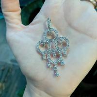ราคา Titapa jewelryจี้เพชรระย้าตุ้งติ้ง10ตังล้อมเพชรฝังจิกไข่ปลาดีไซน์โมเดิร์นมาใหม่เพชรเด่นน้ำขาวใสสวยงานปราณีตละเอียดมากเพชรคัดทุกเม็ดน้ำ100น้ำลึกเพชรสวยเล่นไฟระยิบระยับทุกเม็ดตัวเรือนมีน้ำหนักแข็งแรงใส่