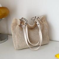 ราคา Modelhouses Women Straw Shoulder Bag Retro Large Capacity Tote Bag Handbag Hobo Bag For Daily Shopping (16443500381)