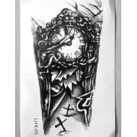 ราคา Black tattoo stickers แทททูสติกเกอร์ติดผิวชั่วคราว กันน้ำ สติ๊กเกอร์รอยสัก (9771096563)