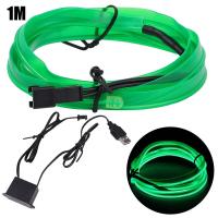 ราคา โคมไฟแถบไฟ LED ภายในรถยนต์โคมไฟตกแต่งบรรยากาศอัตโนมัติสายไฟเรืองแสงแบบยืดหดได้แสงนีออน DIY (19911309743)