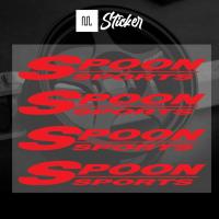 ราคา สติ๊กเกอร์ติดล้อ สติ๊กเกอร์ติดแม็ก สติ๊กเกอร์แต่งรถ Spoon 4 ชิ้น และ Sticker Car Wheel สติ๊กเกอร์ติดรถ ติดดี ติดทน 4 PCS Set 4 สี WE17 (14687850805)