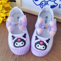 ราคา Sanrio รองเท้าผ้าใบเด็กลายอนิเมะ Cinnamoroll น่ารัก Kuromi เมโลดี้สำหรับเด็กนอกบ้านสวมใส่สบายสีสันสดใสผ้าผูกโบว์ของขวัญ (20238604189)