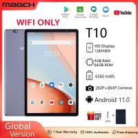 ราคา MAGCH Tab แท็บ T10 Y103 10 1นิ้วแอนดรอยด์11 6580MAh 4GB RAM 64GB รอม4G WIFI คอมพิวเตอร์แท็ปเล็ต LTE Wifi และบลูทูธรองรับกล้อง8MP OTG แท็บเล็ตเด็ก2023ใหม่ (18298937857)