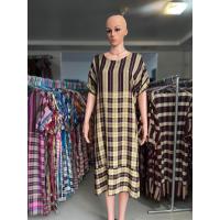 ราคา เดรสยาวผ้าขาวม้าหมักโคลน อกกว้างสุด 50 นิ้ว (20736847530)