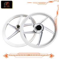 ราคา ล้อแม็ก wave125r wave100s ชุดล้อ สีดำ 5ก้านเดิม carbon wheel 1คู่ (20758101071)