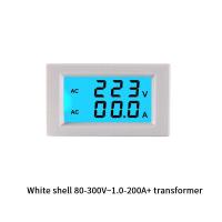 ราคา แรงดันไฟฟ้า AC และแอมป์มิเตอร์ดิจิตอลจอแสดงผล220Vเครื่องมือทดสอบแรงดันไฟฟ้าและกระแสหน้าจอคู่ (14465803745)