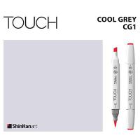 ราคา TOUCH TWIN BRUSH MARKER CG1 COOL GREY มาร์คเกอร์หัวพู่กัน หัวตัดขนาดกลาง รหัส CG1 COOL GREY แบรนด์ TOUCH จากประเทศเกาหลี (8058741573)