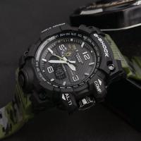 ราคา นาฬิกาผู้ชาย นาฬิกาข้อมือดิจิตอล นาฬิกา จีช็อค นาฬิกาข้อมือ สายนาฬิกา ยางเรซิน หน้าปัด 45MM มี 4 แบบ พร้อมกล่องฟรี (18916721292)