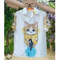 ราคา เสื้อเชิ้ต เสื้อเชิ้ตฮาวาย เสือฮาวายทรงเกาหลี (9421487443)