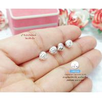 ราคา ต่างหูเงินแท้92 5 ตะกร้อเกลี้ยง size 5 mm เด็กหรือผู้ใหญ่ก็เหมาะค่ะ เรือนเงินแท้ (16828230159)