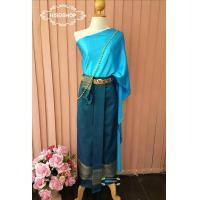 ราคา ชุดไทย ผ้าสไบ ชุดเพื่อนเจ้าสาว แบบผ้าถุงจับหน้านาง เนื้อผ้าอย่างดี แถมครื่องประดับ เข็มขัดทอง และสังวาลย์ แม่การะเกดสวยหรูมากค่ะออเ (355522936)