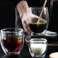 ราคา แก้วกาแฟ แก้วสองชั้น แก้ว แก้วใสสองชั้น แก้วน้ำ Double Wall Glass ใส่ได้ทั้งร้อนเย็น แก้วใส (5911360093)