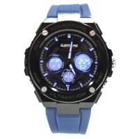 ราคา ใหม่ล่าสุด นาฬิกาผู้ชาย US SUBMARINE ขอบเหล็ก สายยางซิลิโคน 2 ระบบ Quartz และ Digital จอ และไฟLED กันน้ำ 100 จับเวลา ตั้งปลุกได้ ส่งเร็ว ส่งไว (20502937983)