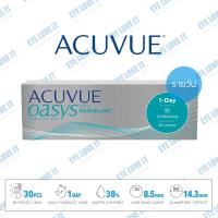 ราคา ACUVUE 1 day Oasys แอคคิววิว โอเอซิส วันเดย์ คอนแทคเลนส์ใส สายตาสั้น รายวัน แอคคิววิว โอเอซิส ความโค้งเลนส์ 8 5 (1741456353)