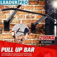 ราคา Black Indoor Sports Equipment Gymnastics Horizontal Bar Goplus Wall Mounted Pull Up Chin Up Bar Multi Function Home Gym Fitness (20072605330)