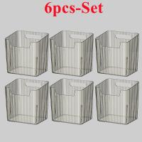 ราคา 3pcs 6pcs Kitchen Plastic Fruit Food Crisper Storage Boxes Family Coarse Cereals Storage Box Refrigerator Side Frozen Food Storage Organization (20282044135)