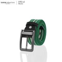 ราคา Louis Montini Canvas Belt canvas เข็มขัดผ้า แคนวาสผสมหนังแท้ เข็มขัดผู้ชาย เข็มขัดแฟชั่น MCT17 (14482204650)