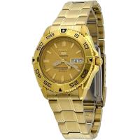 ราคา Seiko 5 Sports SNZB26J1 Mens Japan Gold Tone Stainless Steel 100M Automatic Dive Watc1 by Seiko Watches (19856322739)