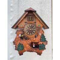 ราคา นาฬิกาแขวน Veladeedee Cuckoo Clock นาฬิกาแขวน เวลาดีดีกุ๊กกู ตุ็กตาหมุน ตัวเรือนไม้แท้ รุ่น V6606 BR (18862080150)