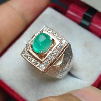 ราคา พลอยมรกต โคลัมเบีย 2กะรัต แหวนเงินแท้ล้อมเพชร โอน ปลายทางได้คับ สินค้าพร้อมส่ง (10794425671)