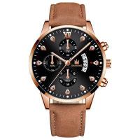 ราคา Fairy Castle Fashion Men S Business Leather Belt Quartz Watch Multifunction Calendar Sports Watch High Quality Large Dial Quartz Watch (15556907816)