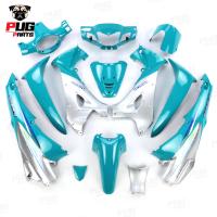 ราคา PUGParts ชุดสีwave125R หัวแหลม ชุดสีเวฟ125S หน้าแหลม Wave125S หัวเถิก ชุด12 13ชิ้น สีเขียวมิ้นท์ตัดเทาบรอนช์ กุญแจกลม กุญแจนิรภัย กุญแจเล็ก ใหญ่ (13624672523)