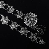 ราคา March jewelry เข็มขัดเงินโบราณผู้หญิงดูดีเครื่องประดับชาติพันธุ์ไทยโบราณเงินรมดำเข็มขัดเงินใส่กับชุด (17113692581)