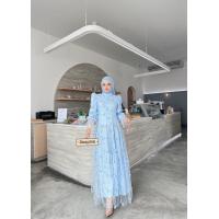 ราคา เดรสมุสลิม เดรสยาว เดรสแฟชั่น เดรสออกงาน ชุดเดรสใส่ไปงานแต่ง ชุดเดรสใส่รายอ ชุดมุสลิม ชุดอิสลาม เจ้าสาวมุสลิม ชุดนิกะห์ (21190523135)