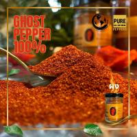 ราคา ผงพริกปีศาจ Ghost Pepper Powder Flake330g Bulk 1000000SHU หนึ่งในพริกที่เผ็ดที่สุดในโลก (17474749390)