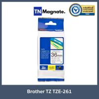ราคา เทปพิมพ์อักษร Brother P Touch Tape TZE 36mm เทปพิมพ์อักษร ขนาด 36 มม แบบเคลือบพลาสติก เลือกสี TZE 261 ดำ ขาว TZE 661 ดำ เหลือง (10083070535)