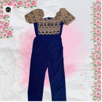 ราคา JL01 จั้มสูทขายาวสำหรับสาวอวบ ลูกไม้ลายมงกุฎ สาวอวบใส่ได้ (21133148576)