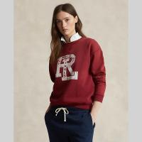 ราคา Sale Polo Ralph Lauren เสื้อสเวตเตอร์ผู้หญิง Pullover RL Logo Fleece Crewneck Sweatshirt รุ่น WMPOKNINFB20531 สีม่วง (20849934228)