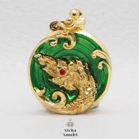 ราคา จี้ พญานาค นาคราช รุ่น ขุมทรัพย์นาคา มงคล9 วัดไทย โพนพิสัย จ หนองคาย (15124241271)