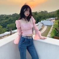 ราคา ttshopพร้อมส่งเสื้อครอปคอเหลี่ยมไขว้ผูกโบว์หลังมี3สี เสื้อครอปน่ารักๆแขนสม็อคแขนพองการ์ตูนน่ารักๆ ครอปเกาหลีครอปผู้หญิง (19114255310)