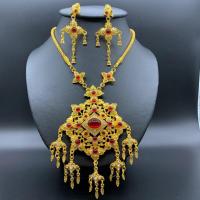 ราคา ชุดไทยสร้อยชุดต่างหูสร้อยคอ เพชรโบราณคลิปต่างหู (15327471027)