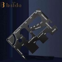 ราคา Bside Tool Store อุปกรณ์กระเป๋าใส่บัตรสแตนเลสทนทานกระเป๋าสตางค์บัตรเครดิตอเนกประสงค์การ์ดเครื่องมือเอาตัวรอด15 In 1 (18481144241)