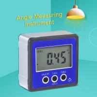 ราคา Fdikou LCD เครื่องมือวัดองศาแบบดิจิตอล 360 องศาไม้วัดมุมไฟฟ้ากล่องปากกบมุมมาตรวัดระดับฐานแม่เหล็ก (14118051149)