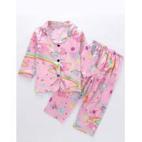 ราคา ชุดนอนเด็กผ้าซาติน แขนยาว ขายาว พร้อมส่งร้านไทย (19918262373)