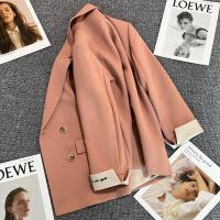 ราคา สูทฉบับภาษาเกาหลีแฟชั่นปักลายสีส้มเสื้อแจ็คเกตสูทผู้หญิง2023ฤดูใบไม้ผลิเสื้อโค้ทกระดุมสีทึบสองสำหรับสุภาพสตรี (17513886291)