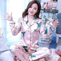 ราคา รุ่น504ลาย พร้อมส่งจ้า ชุดนอนผู้หญิงผ้าซาตินลายน่ารัก เสื้อแขนยาว กางเกงขายาว ผ้านิ่มสวมใส่สบาย จ่ายเงินปลายทาง (19839176606)