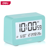 ราคา Deli นาฬิกาปลุก LCD นาฬิกาปลุกตั้งโต๊ะ นาฬิกาปลุก นาฬิกาปลุกดิจิตอล นาฬิกาปลุก วัน เดือน ปี clock (18330235954)
