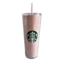 ราคา นำกลับมาใช้ใหม่ Blackpink Starbuck ถ้วยเพชรกระจ่างใสเทพธิดาแก้วกาแฟพร้อมหลอดขวดน้ำใสแก้ว Starbuck แฟชั่นแวววาวถ้วย710มล 24ออนซ์ (13381834816)